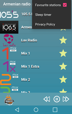 Armenian radio stations Screenshot 2