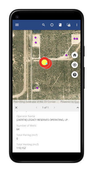 New Mexico Methane Map Screenshot 3