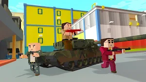 Blocky American: Gangster Shooting Criminal Screenshot 0
