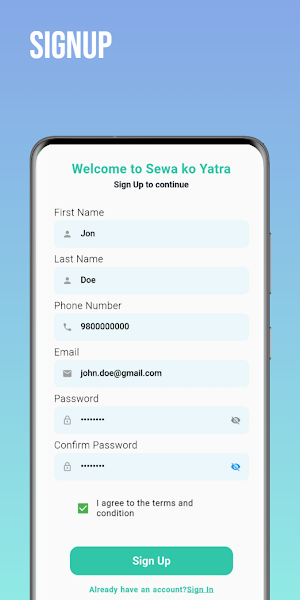Sewa Ko Yatra Screenshot 1