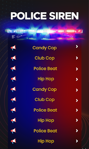 Police Siren Sound & Lights Screenshot 2