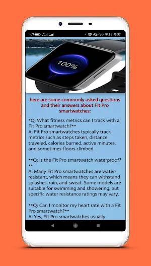fit pro smartwatch guide Screenshot 1
