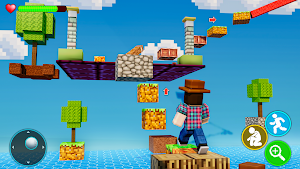 Parkour Craft Sky World Party Screenshot 1