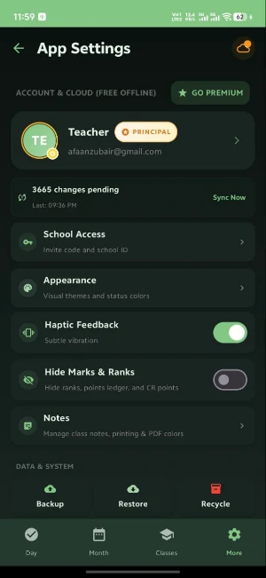 Attendance Tracker Screenshot 3