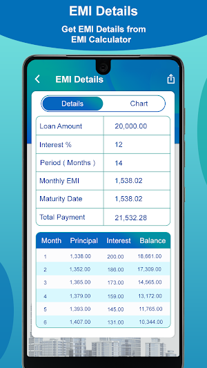 EMI Calculator Compare Loan Screenshot 3