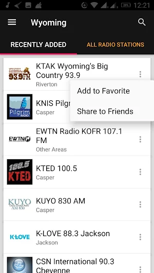 Wyoming Radio Stations - USA Screenshot 0