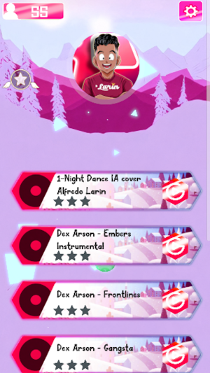 Alfredo Larin Juego tiles hop Screenshot 0