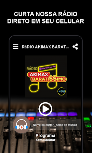 Rádio AKIMAX BARATÍSSIMO Screenshot 1