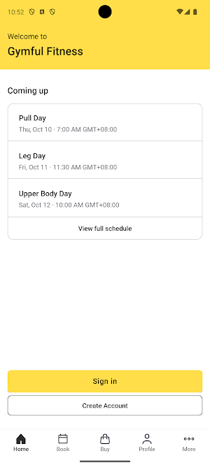 Gymful Fitness Screenshot 1