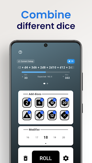 RPG Dice Roller - Dice for D&D Screenshot 2