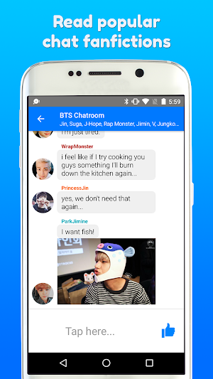 Snap Fanfic 💬 - Chat Stories Screenshot 0