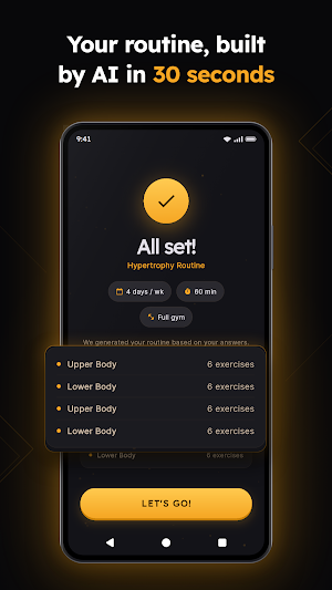 Flexor: Gym Workouts with AI Screenshot 1