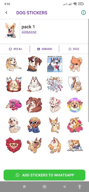 dog stickers Screenshot 2