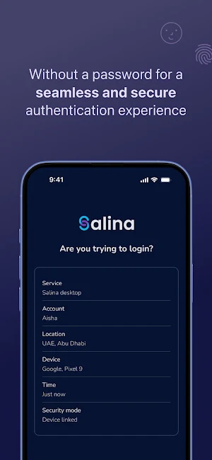 Salina Authenticator Screenshot 2