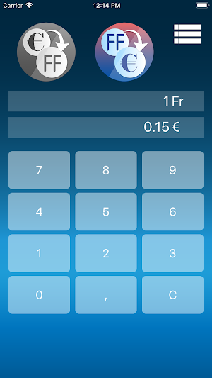 Euro to Frenc Franc Converter Premium Screenshot 3