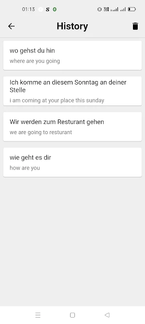 German To English Translator Screenshot 2
