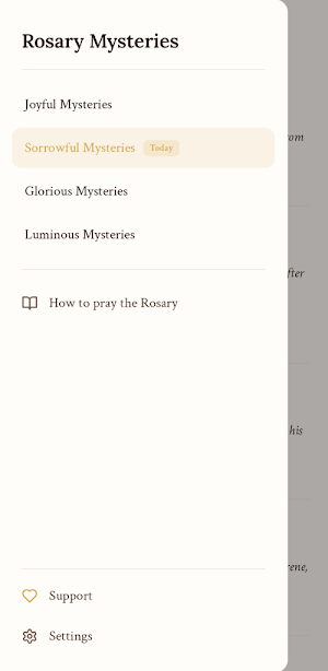 Rosary Mysteries - Holy Rosary Screenshot 1