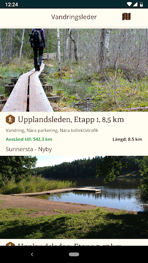 Upplandsleden på Naturkartan Screenshot 2