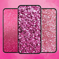 Pink Glitter Wallpaper