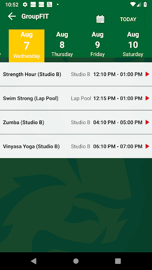 NDSU Wellness Center Screenshot 1