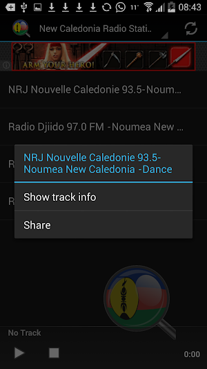 New Caledonia Radio Stations Screenshot 1