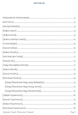 Safinatun Najah Matan Terjemah Screenshot 1