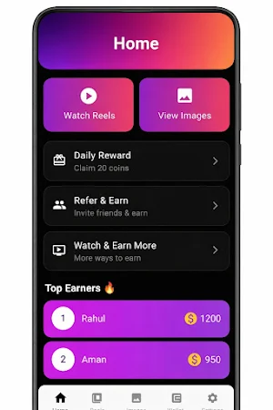 watch2earn-scroll reels earn Screenshot 0