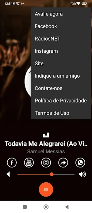 Web Rádio Gerar Screenshot 3
