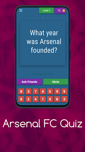 Arsenal FC Quiz Screenshot 3