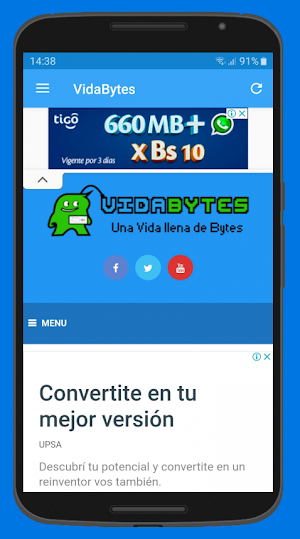 VidaBytes Screenshot 0