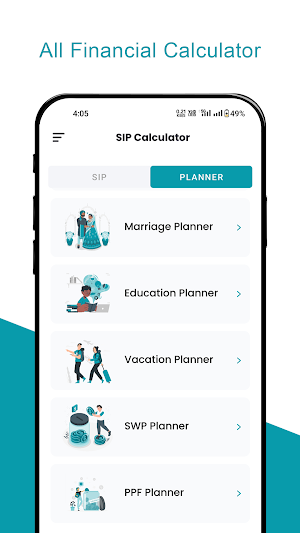 SIP Calculator : EMI, FD, PPF Screenshot 0