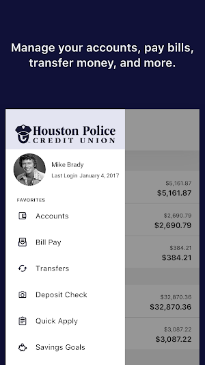 HPCU Mobile Banking Screenshot 2