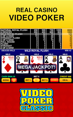 Video Poker Classic Free screenshot 1