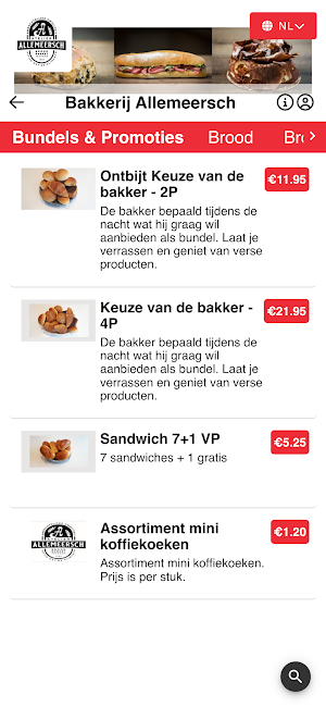 Bakkerij Allemeersch Screenshot 2
