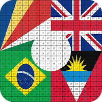 Color & Discover:Flag Coloring