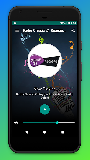 Classic 21 Radio Reggae App BE Screenshot 0