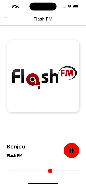 Flash FM radio Screenshot 1
