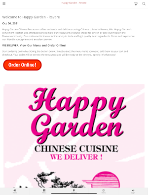 Happy Garden - Revere Ordering Screenshot 2