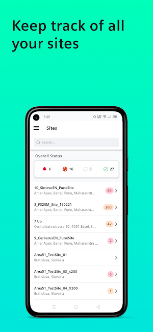 Desigo Fire Connect Screenshot 1