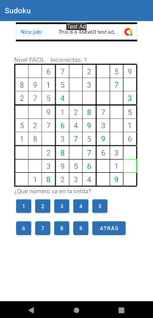 Sudoku Screenshot 3