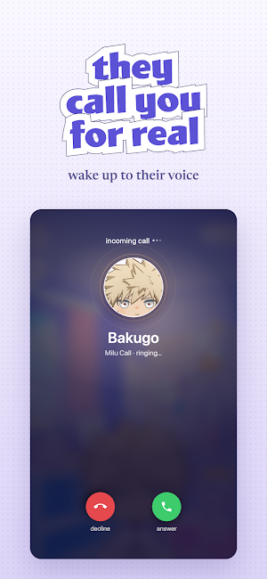 Milu: character morning call Screenshot 1
