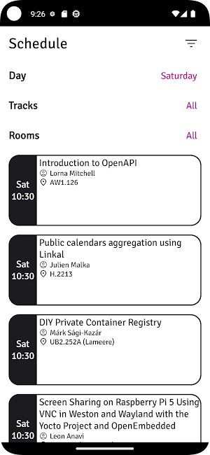 Fosdem Screenshot 1