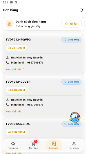 LingLingFood Screenshot 2