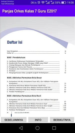 Penjas Orkes Kelas 7 Guru E2017 Screenshot 2