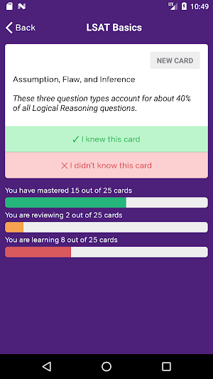 LSAT Prep, LSAT Flashcards Screenshot 2
