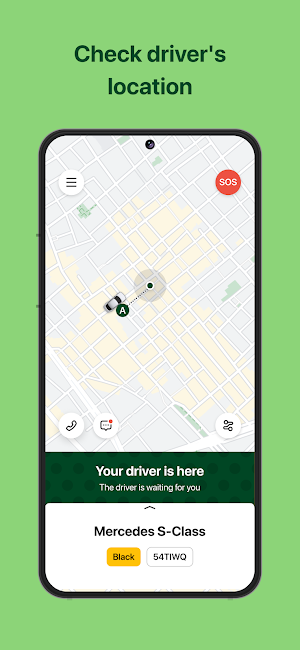 E-Ride Taxi App Screenshot 2