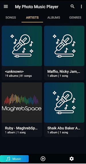 Music Player Screenshot 2