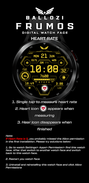 BALLOZI FRUMOS Watch Face Screenshot 3
