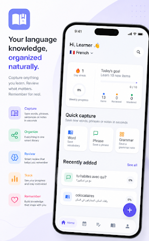 WordLoom: Vocabulary Notebook Screenshot 2