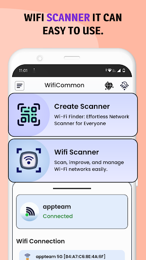 WiFi Password QrCode Scanner Screenshot 0